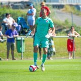 Anthony Racioppi en action lors de son premier match avec le FC Sion, remporté 2-0 contre Xamax au Bouveret.